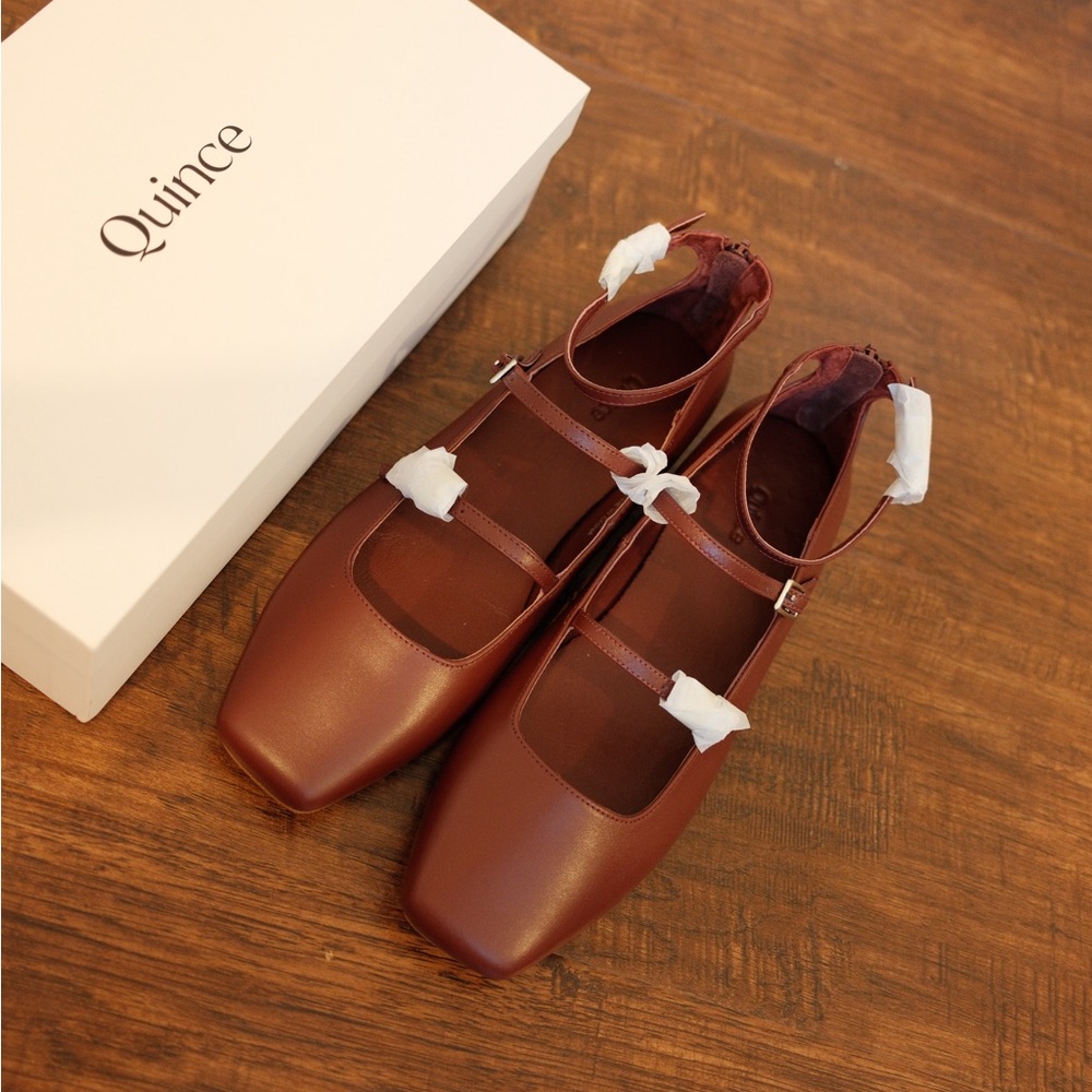 Quince Women's Elegant Brown Flats